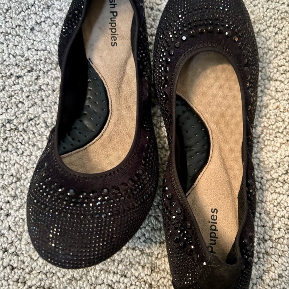 Hush Puppies Women's Sparkling Black Loafers - Picture 4 of 4
